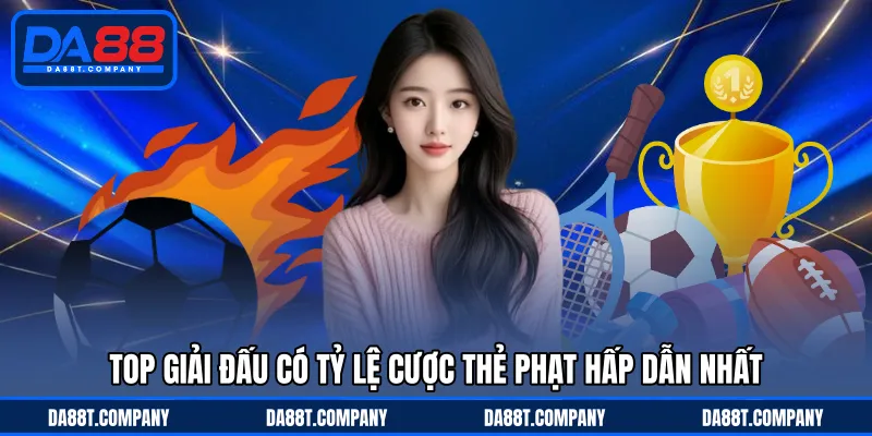 Top giải đấu có tỷ lệ cược thẻ phạt hấp dẫn nhất